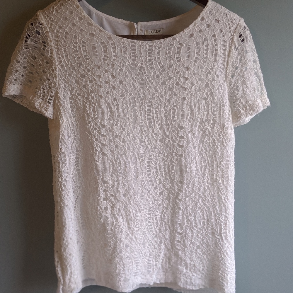 J. Crew Lace Top